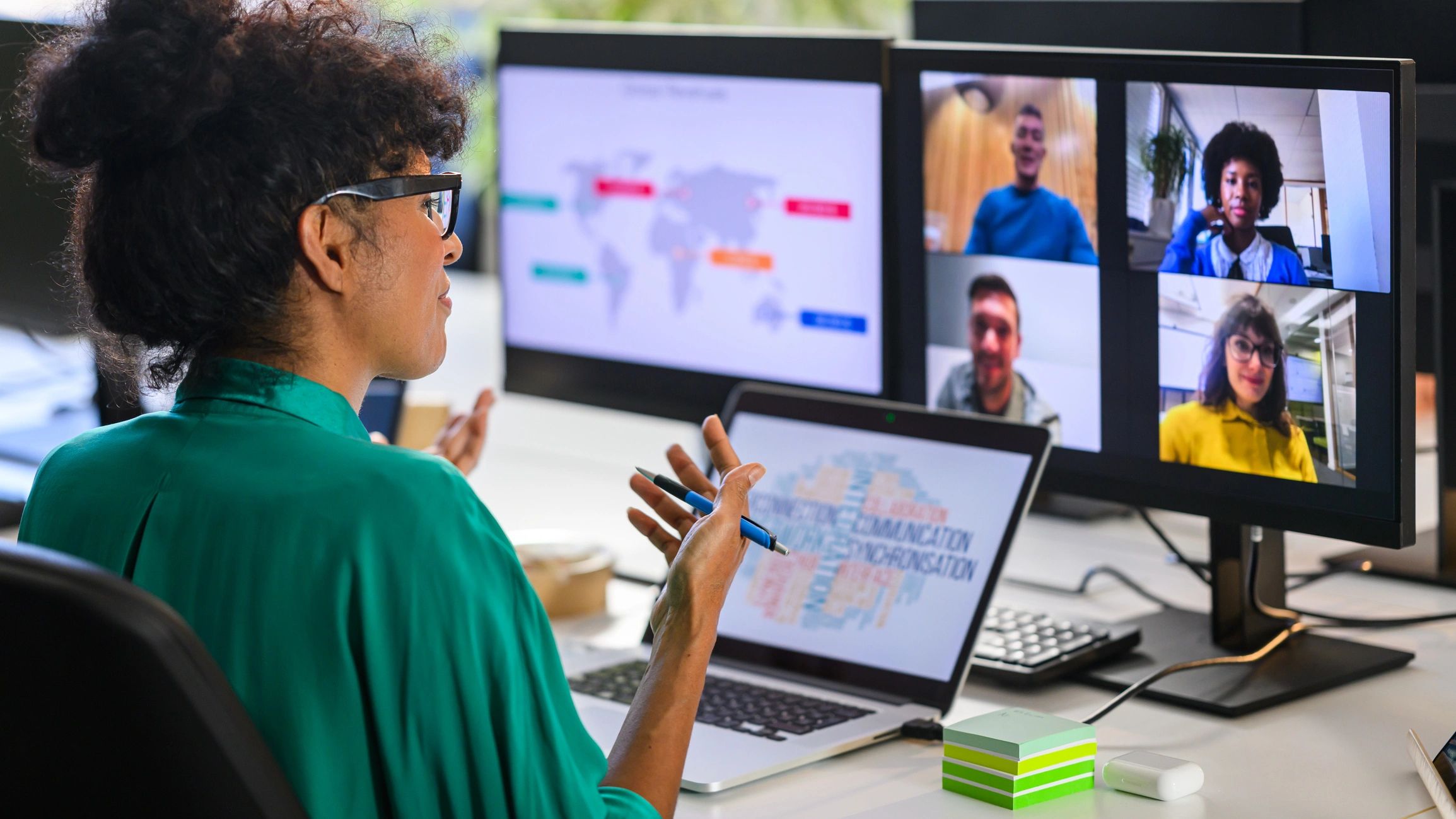 Professional consultation with remote team support